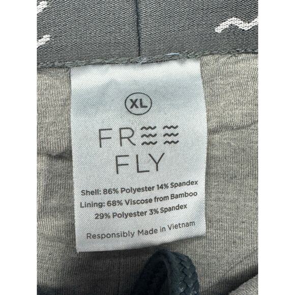 Free Fly Men's Lined Drawstring Elastic Waist Blue 7.5" Breeze Shorts - Size XL - Picture 3 of 3